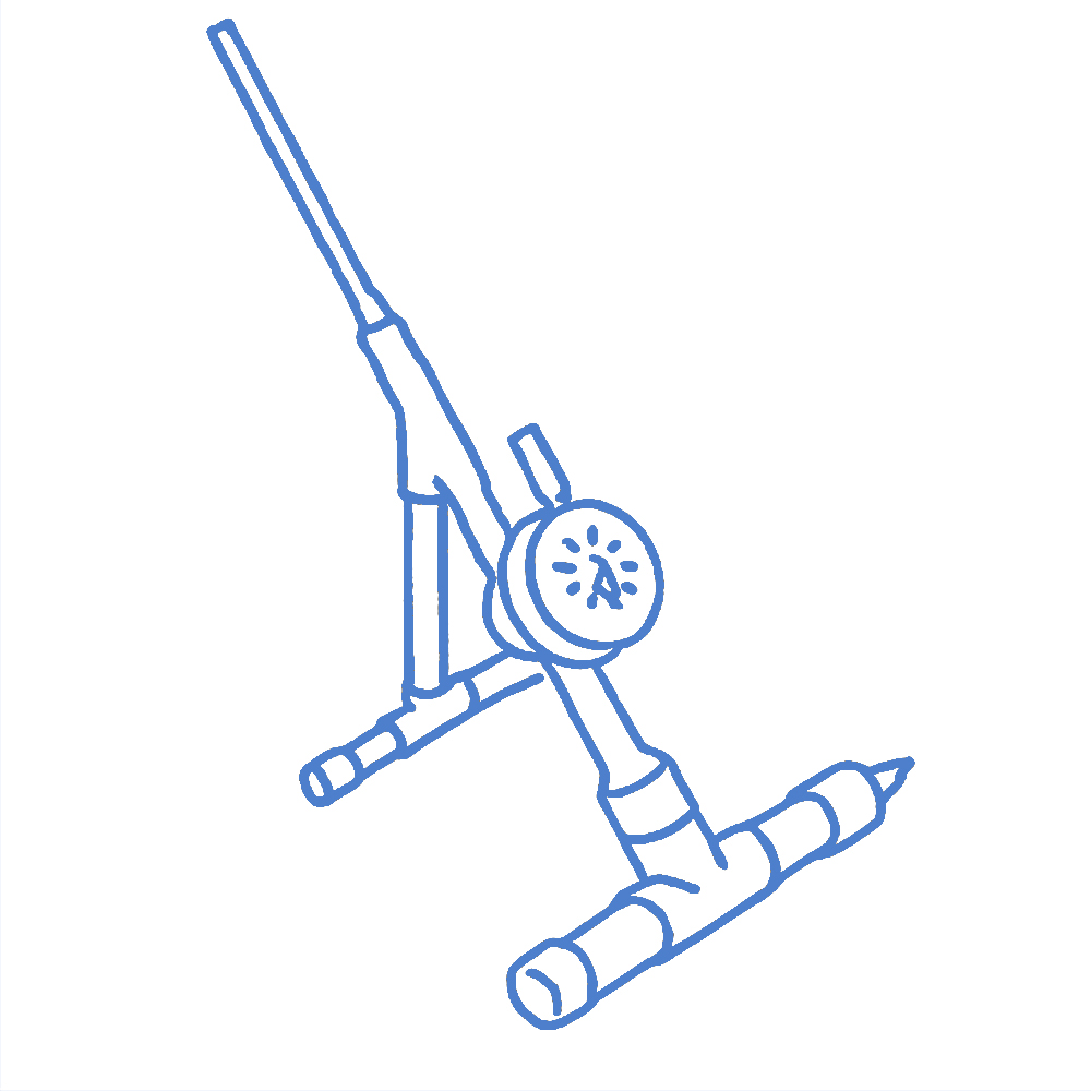 Air Rocket Launcher Blue
