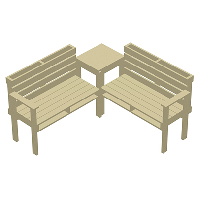 Corner Bench