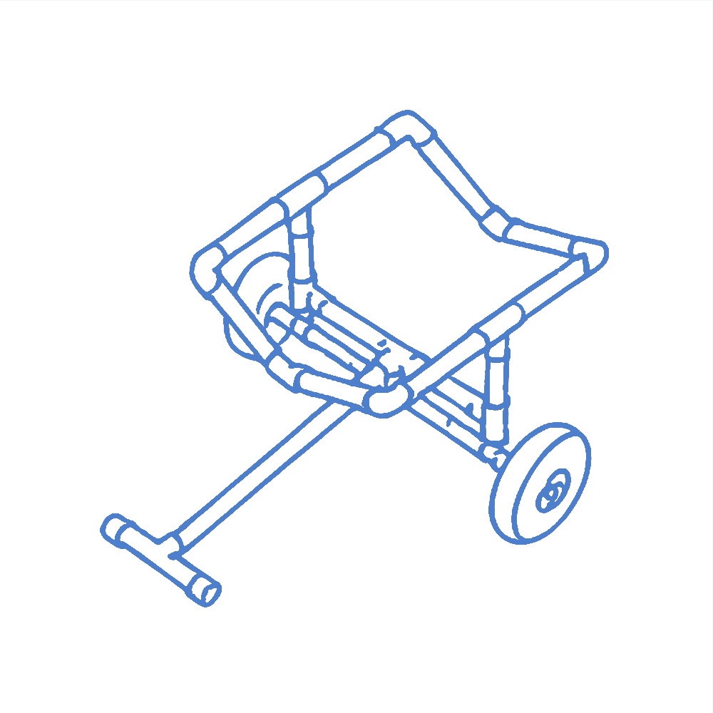 Kayak Cart Blue