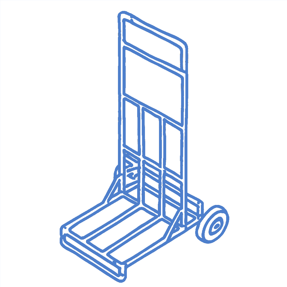 Market Cart Blue