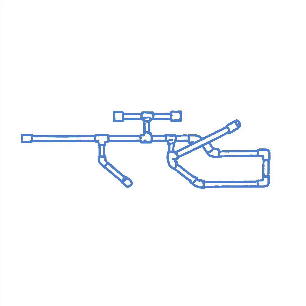 Marshmallow Air Gun Blue